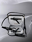 Жіноча подарункова сумка клатч Michael Kors Dover White (біла) KIS12090 стильна сумочка на ремені Мішал Корс top, фото 6