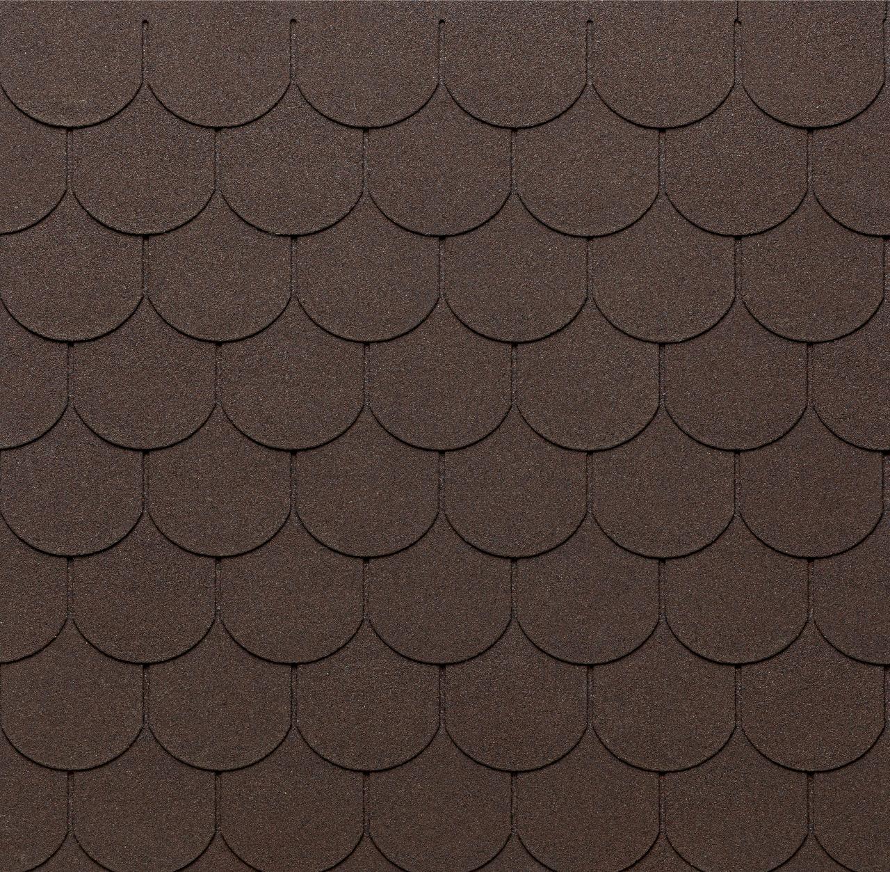Бітумна черепиця TEGOLA Eco Roof Traditional 032 Mixed Brown