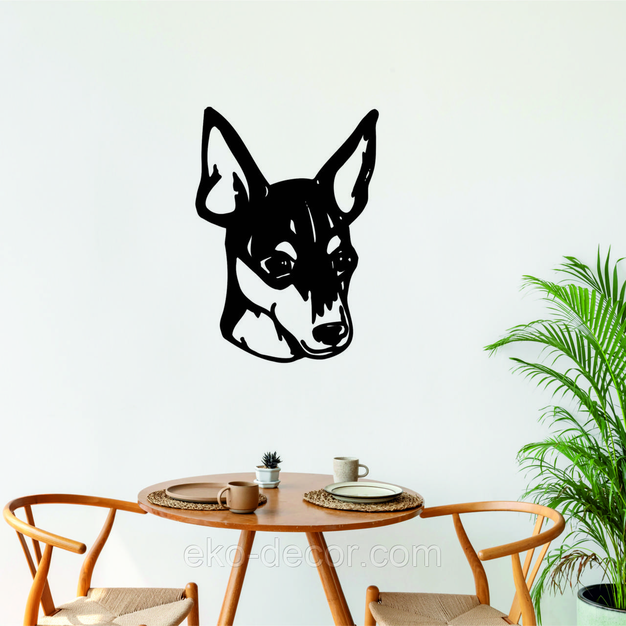 Декоративне настінне Панно «Фокстер'єр», Декор на стіну, фото 1