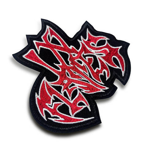 Нашивка з вишивкою IN FLAMES 3 Old Logo, фото 3