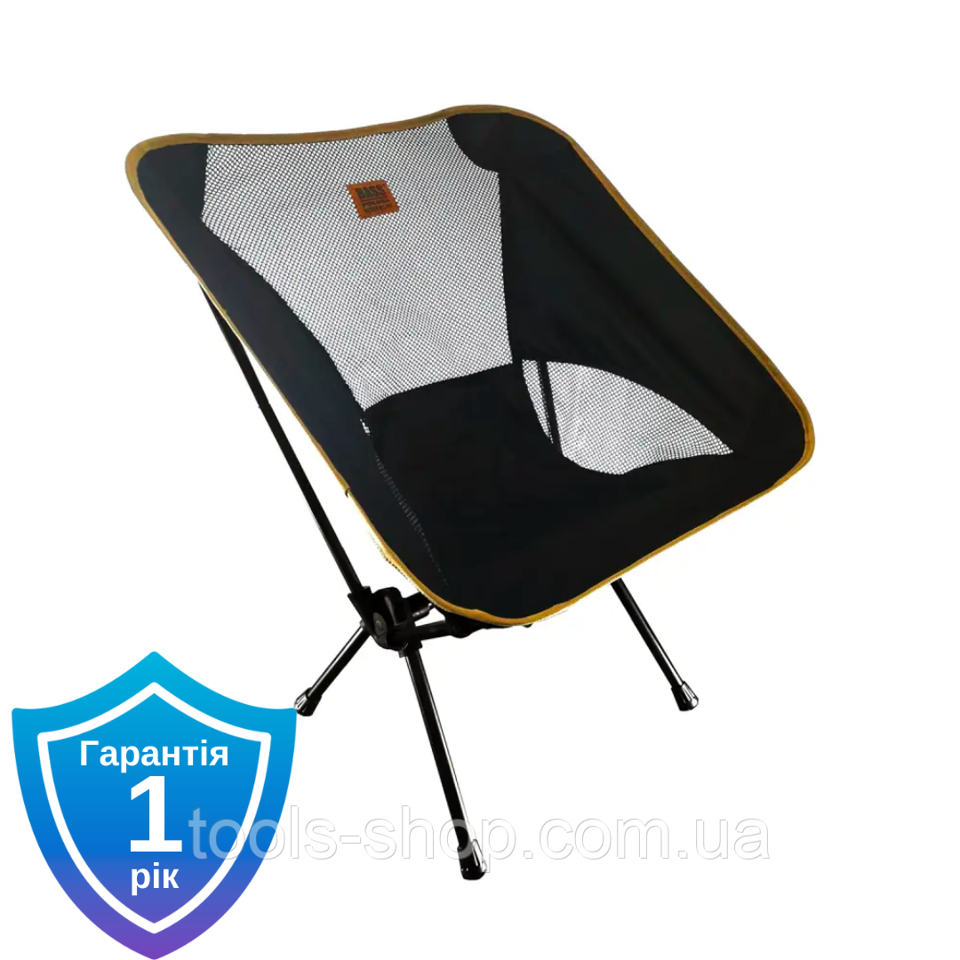 Стілець туристичний Bass Polska BH 30030 розкладний для риболовлі та відпочинку, фото 1