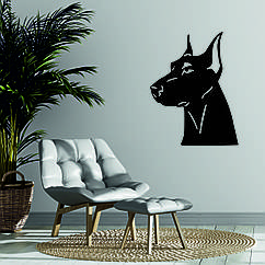 Декоративне настінне Панно «Доберман», Декор на стіну