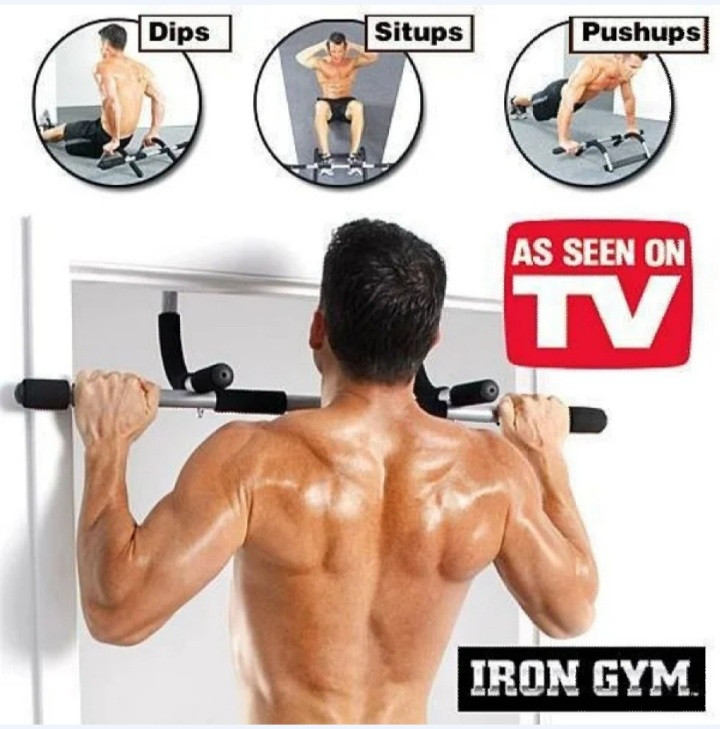 Турник в дверной проем IRON Gym - фото 3 - id-p1898236295