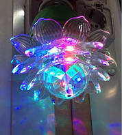 Диско лампочка цветок код 56123