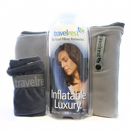 Подушка для подорожей дорожня TravelRest Inflatable Luxury