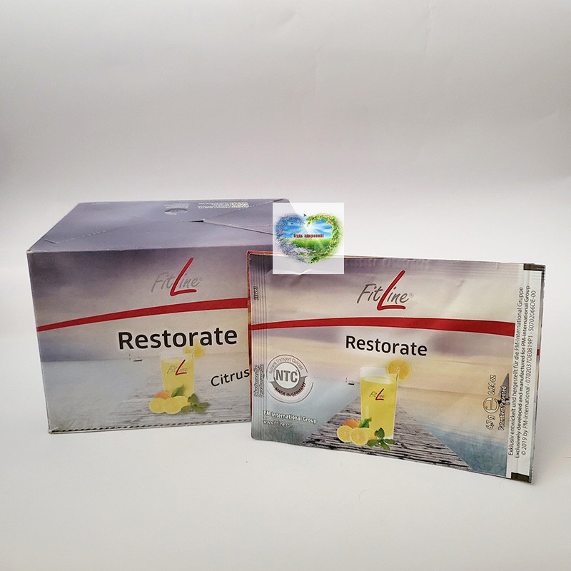 Фітлайн Ресторейт Комплекс натуральних вітамінів FitLine Restorate Цитрус 200 грамм 30 саше