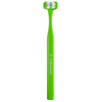 Зубна щітка Dr. Barman's Superbrush Compact Тристороння М'яка Салатова (7032572876328-light-green), фото 1