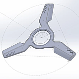 Тривенджер іграшка для дітей і дорослих пластикова Бумеранг Trivenger для ігор на відкритому повітрі, фото 2