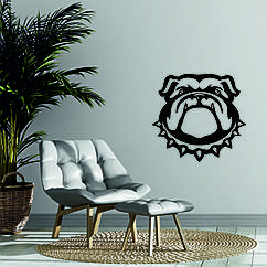 Декоративне настінне Панно «Бульдог», Декор на стіну