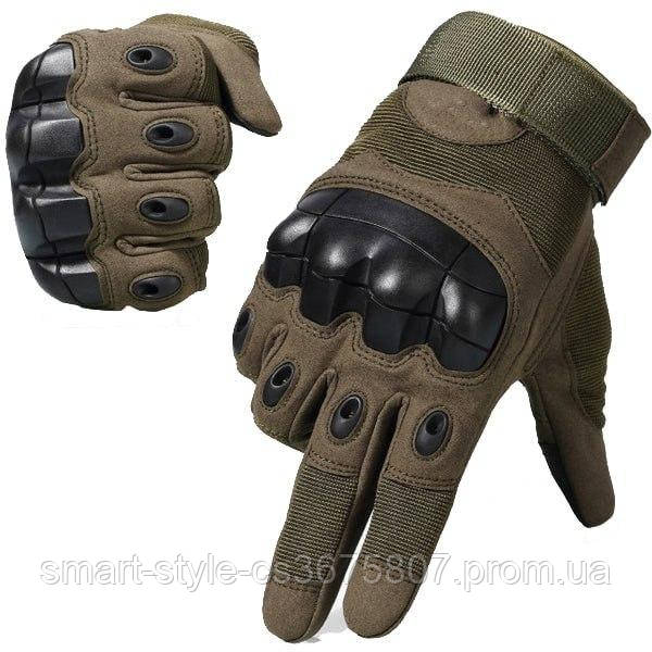 Тактические перчатки Хаки Тактические перчатки для ВСУ - фото 2 - id-p1898226189