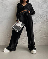 Жіночий велюровий костюм м'який прогулянковий спортивний костюмчик з велюр спорт