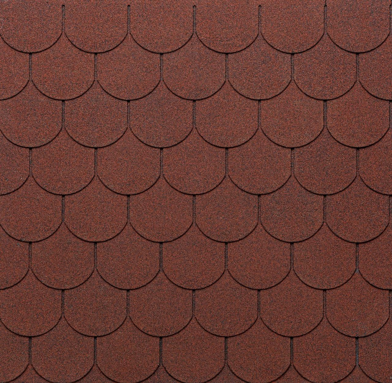 Бітумна черепиця TEGOLA Eco Roof Traditional 032 Mixed Brown