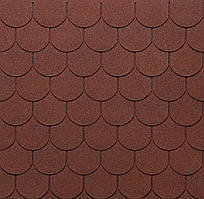 Бітумна черепиця TEGOLA Eco Roof Traditional 032 Mixed Brown