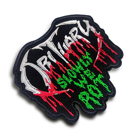 Нашивка OBITUARY 3 slowly we rot, фото 2