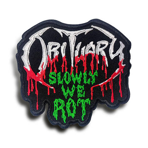 Нашивка OBITUARY 3 slowly we rot, фото 1