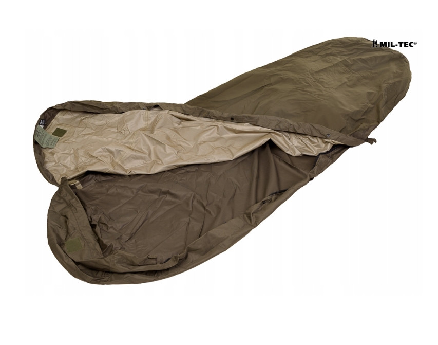 Чохол із мембраною для спального мішка Mil-Tec MSS Bivy Cover койот 14115005, фото 1