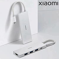 USB-хаб Type-C to HDMI / 3*USB 3.0 / Type-C Xiaomi HUB 5-in-1 Docking Station BHR6812CN / XMDS05YM