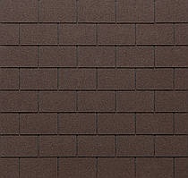 Бітумна черепиця TEGOLA Eco Roof Rectangular 032 Mixed Brown