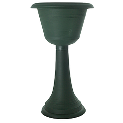 Вазон Газон висока нога 37 см зелений