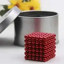 Бордовий неокуб Neocube 216 кульок 5мм у боксі