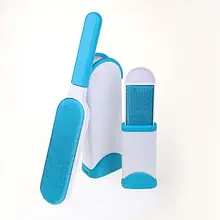 Щітка для видалення шерсті Reusable Pet Fur Remover With Self Cleaning Base