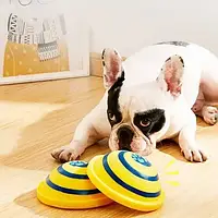 Іграшка для собак диск з пищащим звуком Woof Glider