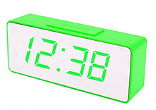 Настільний годинник VST-886Y-4 із дзеркальним дисплеєм 6.5 дюймів з термометром і будильником