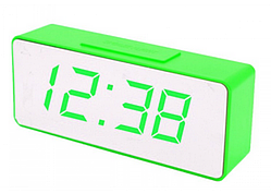 Настільний годинник VST-886Y-4 із дзеркальним дисплеєм 6.5 дюймів з термометром і будильником