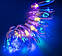 Гірлянда світлодіодна «Кінський хвіст» 200 LED 2 м 10 ниток пучок струн від мережі різнокольоровий, фото 6