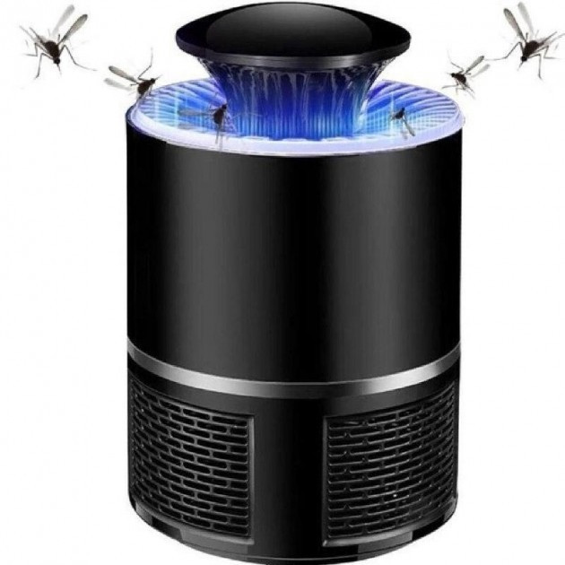 Від комарів Пастка для комарів, знищувач комах Mosquito Killer Lamp Чорна