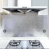 Фольга-стікер 60см×5м для дому і кухні, для захисту стін та плити від жирових бризок, фото 4