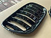 Решітки радітора BMW X5 E53 (04-06) тюнінг ноздрі (чорний глянець) Тайвань, фото 4