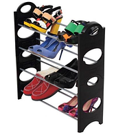 Полка для обуви Shoe Rack (4 полки, 12 пар) Стойка для хранения обуви