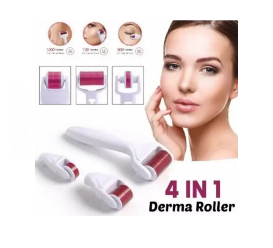 Мезороллер для лица и тела DRS Derma roller System 4 in 1