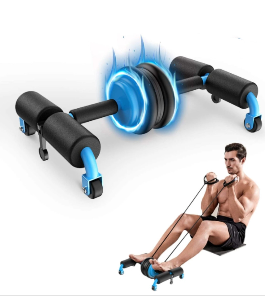 Тренажер для дома универсальный Multifunction Abdominal Wheel