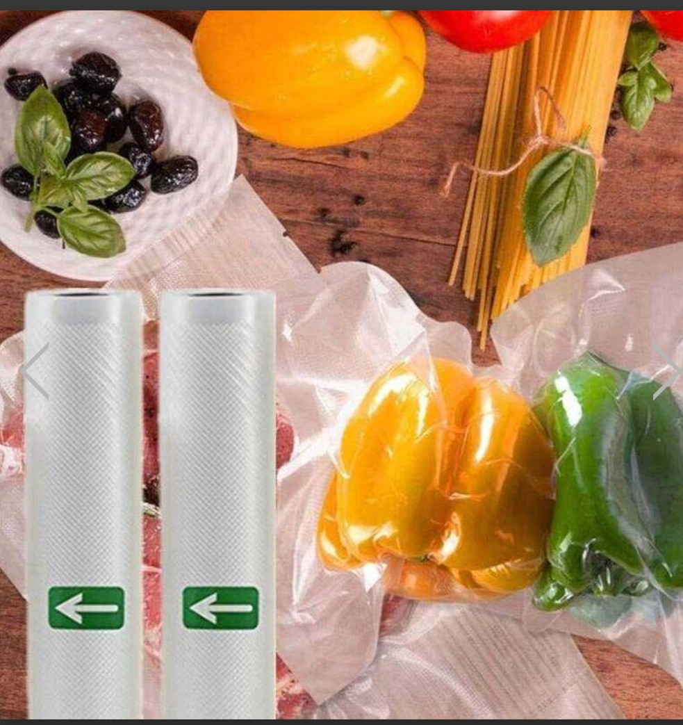 Вакуумні пакети для продуктів 5 м х 25 см. Вакуумні пакети для вакууматора