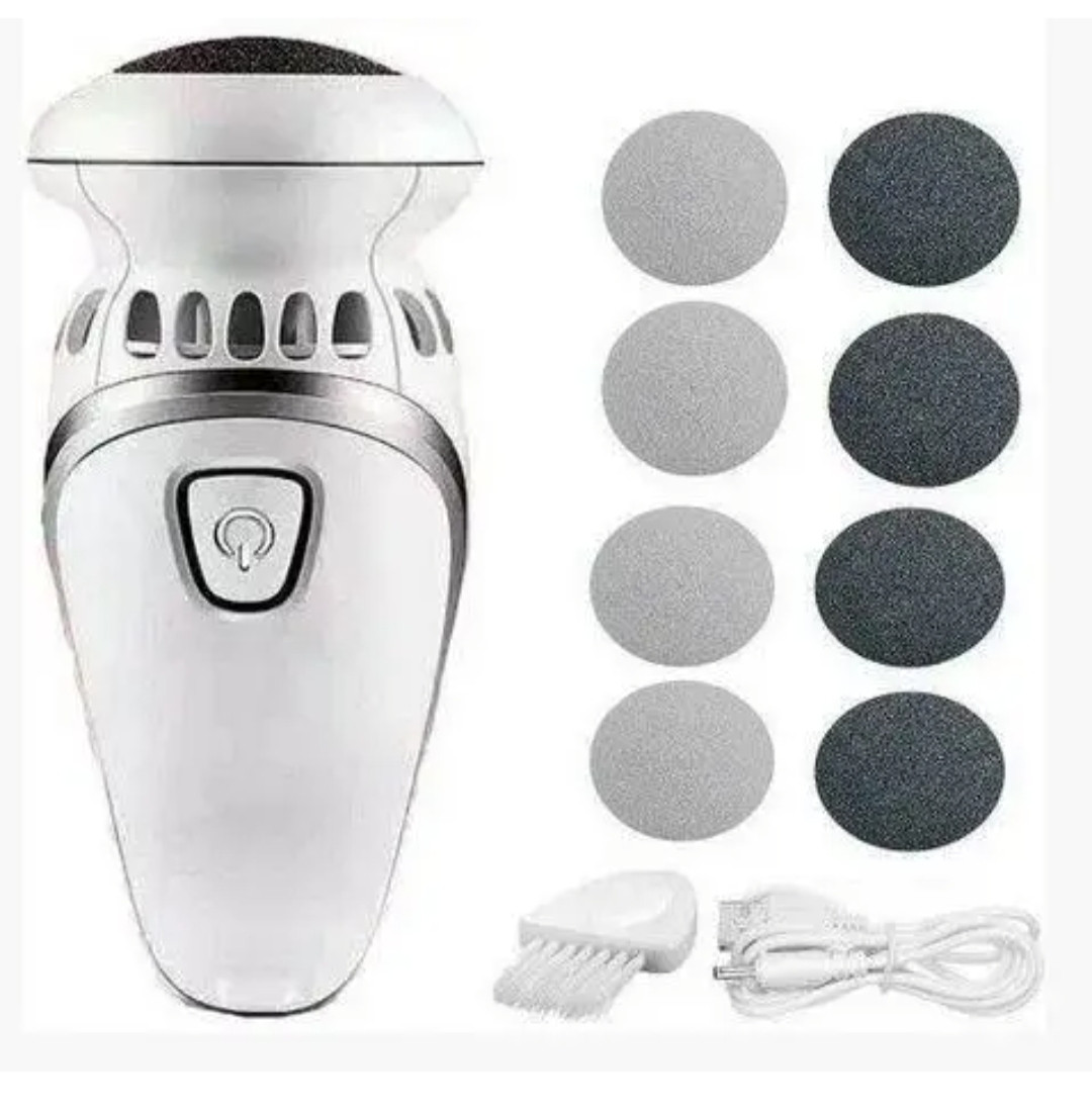 Електрична пемза для догляду за п'ятами, чищення ніг Callus remover vacuum. Електрична пилка для ніг