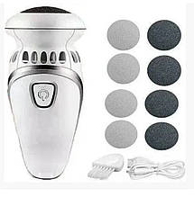 Електрична пемза для догляду за п'ятами, чищення ніг Callus remover vacuum. Електрична пилка для ніг