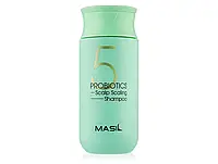 Глубокоочищающий шампунь для волос с пробиотиками Masil 5 Probiotics Scalp Scaling Shampoo, 300 мл