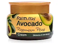 Осветляющий лифтинг-крем для лица с экстрактом авокадо FarmStay Avocado Premium Pore Cream, 100мл