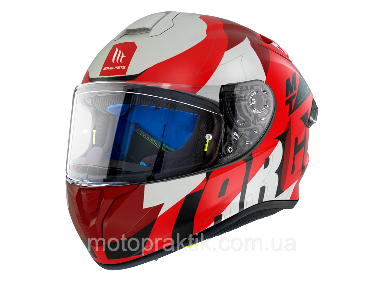 MT Targo Pro Biger C5 Matt Pearl Red, XS Мотошолом інтеграл