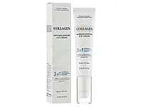 Освітлювальний крем для повік із колагеном Enough Collagen 3 in 1 Whitening Moisture Eye Cream, 30 мл