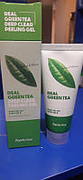 Пилинг-гель для лица с экстрактом зеленого чая FarmStay Real Green Tea Deep Clear Peeling Gel, 100мл