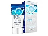 Увлажняющий солнцезащитный крем для лица с коллагеном FarmStay Collagen Water Full Moist Sun Cream SPF 50+, 50