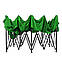 Шатер павільйон розсувний туристичний 9706 3х6м гармошка вологозахищений з тентом зелений, фото 3