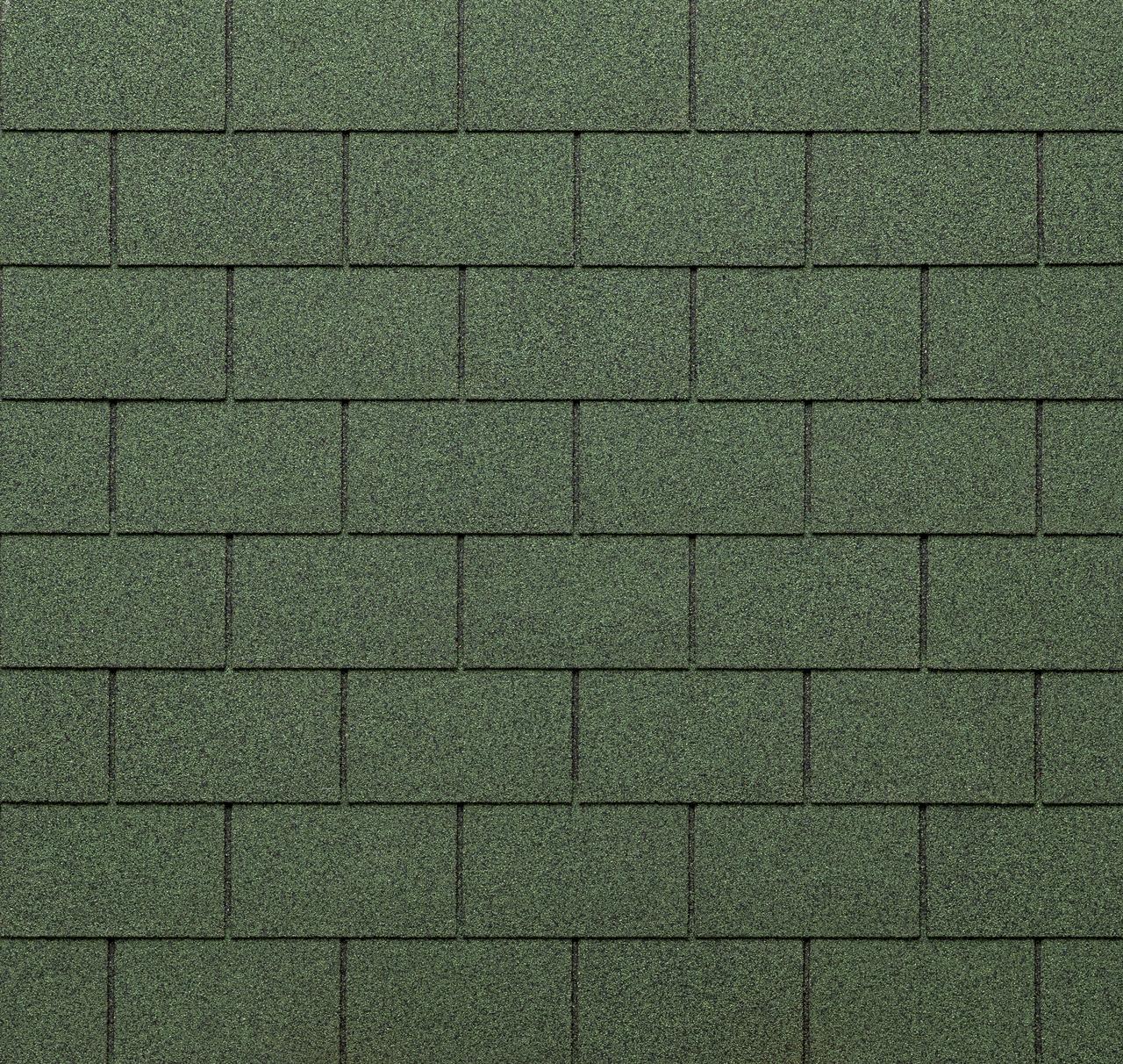 Бітумна черепиця TEGOLA Eco Roof Rectangular 078 Mixed Green