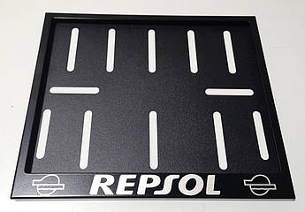 Рамка для мотономера Repsol black метал