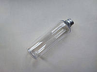 150 мл/20мм флакон ПЭТ прозрачный с алюминиевая металлическая крышка, бутылка пластиковый,пластмассовый