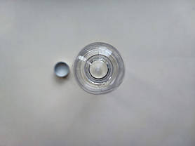 150 мл/20 мм ПЕТ Круглий прозорий флакон з металева срібляста алюмінієва кришка 20 мм, пляшка пластикова, пластмасова, баночка, фото 3