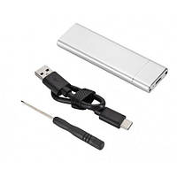 Внешний карман Value S1013 до M.2 на Type-C USB3.1 Gen2 2TB 10Gb/s B key NGFF silver